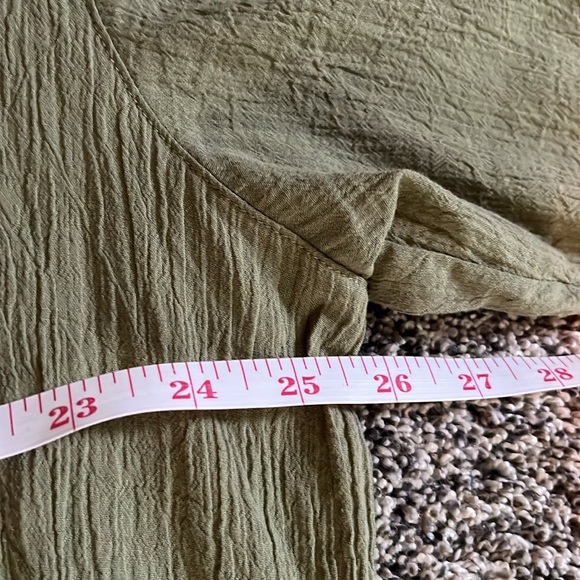 BOGO FREE H&M Shirt Dress Crinkle Cotton Dress - Picture 7 of 9